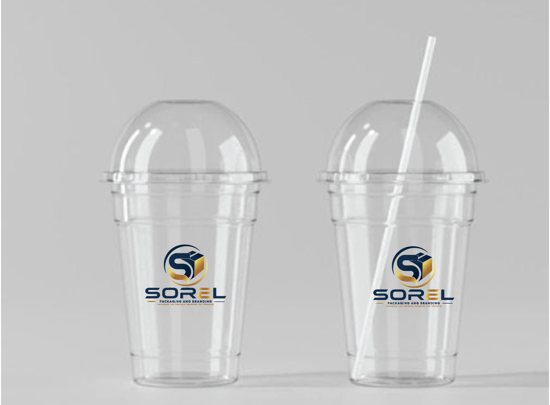 Branded coffee and juice cups